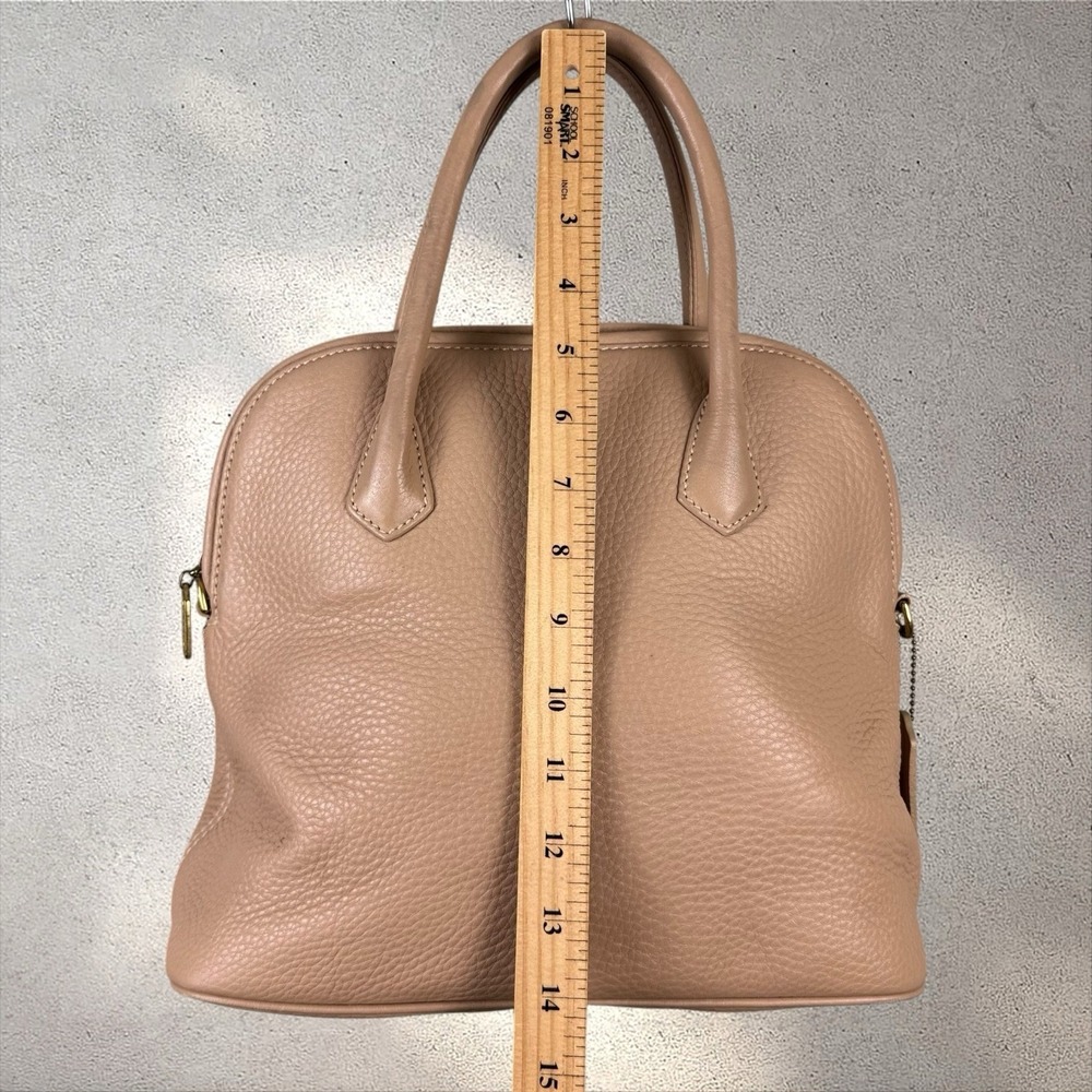 Vintage Coach Sonoma Satchel #4921 Natural Grain Leather Cream Top Handle Purse - Picture 7 of 8